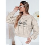 DStreet Bluza damska krótka oversize z motywem tie-dye DENVIS jasnoszara | Shoptok.si