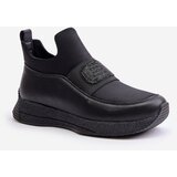 ARTIKER Sporty Shoes On Platform Leather Black | Shoptok.si