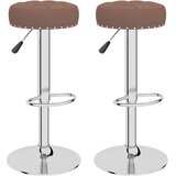  Barski stolčki 2 kosa rjavo blago, (20968296) | Shoptok.si