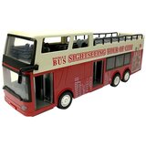  Autobus na daljinsko upravljanje Double 1:18 - crveno/bijeli | Shoptok.si