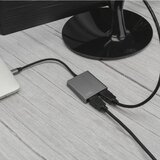 Digitus DA-70828 HDMI / USB-C® adapter [1x USB-C® - 2x ženski konektor HDMI] crna sa zaštitom, okrugli 0.18 m | Eponuda.ba