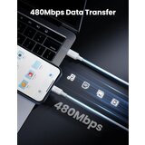 Ugreen USB-C na Lightning kabel srebrn 2m | Shoptok.si