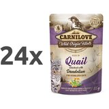 Carnilove cat wmm adult sterilised - prepelica & regrat, 85 g 24 x 85 g Cene