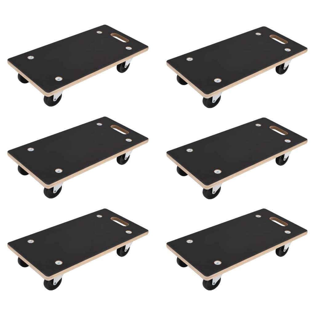  Transportna kolica 6 pcs Siva Šperploča - Ø 38 x 11.5 cm 6 | shoptok.hr