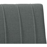 vidaXL tapecirano vzglavje temno siva 90 cm masivno borovo les | Shoptok.si