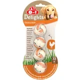 Delights žvečilne kroglice piščanec - Varčno pakiranje: 6 x 36 g (24 kosov)