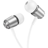 Hoco žične slušalice Jack 3,5 mm sa mikrofonom M108 srebrne | ePonuda.com