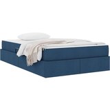  Krevet s madracem i skladištem Plava 120 x 200 cm Poliester | shoptok.hr