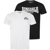 Lonsdale Men's t-shirt regular fit double pack | Shoptok.si