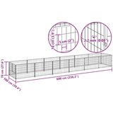  Kavez za pse crni 6 m² čelični | shoptok.hr