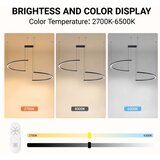  Immax NEO 07329L - LED prigušiva luster na sajli FINO 72W/230V 120 cm crna Tuya+daljinski upravljač | Eponuda.com
