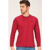 Dewberry T8588 BIKE COLLAR MEN'S SWEATSHIRT-BURGUNDY | shoptok.hr
