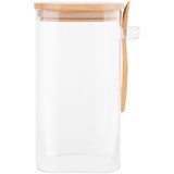 Altom design Borosilikatni Kvadratni Spremnik 1200 ml s Bambusovim Poklopcem i Žlicom Cijene