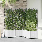  Vrtna saksija 5 pcs Bijeli 120 x 120 x 143 cm Plastika | shoptok.hr