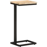 Furnova Stranske mizice 2 kosa 31,5x24,5x64,5 cm robusten mangov les, (21913804) | Shoptok.si