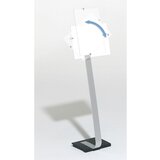 Durable Talno stojalo CRYSTAL SIGN, za format DIN A3, aluminij | Shoptok.si