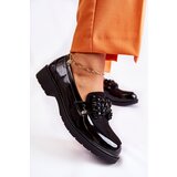 S. BARSKI Women's Brogues Lacquered With A Bow Black Laurent | ePonuda.com