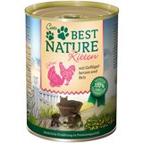 Best Nature Varčno pakiranje Kitten 12 x 400 g - Perutninska srca in riž | Shoptok.si