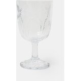Sinsay Set čaša za vino s reljefnim uzorkom palmi 4 pack | shoptok.hr