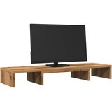  Stalak za monitor podesivi boja hrasta 80 x 24 x 10,5 cm drveni | shoptok.hr
