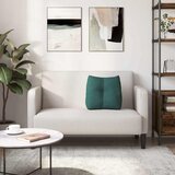  Jastuk za leđa Tamnozelena 45 x 24 x 50 cm tkanina | shoptok.hr
