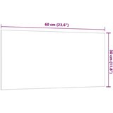 vidaXL Stenska magnetna tabla črna 60x30 cm kaljeno steklo | Shoptok.si