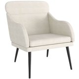  Fotelja krem 63 x 76 x 80 cm baršunasta | shoptok.hr