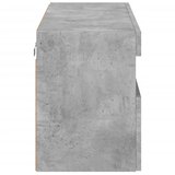 TV ormarić s LED svjetlima siva boja betona 80x30x40 cm | shoptok.hr