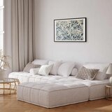  Plakat - Delicate Botanical Motif with Blue Leaves 42x29.7 Crni okvir s margom | shoptok.hr