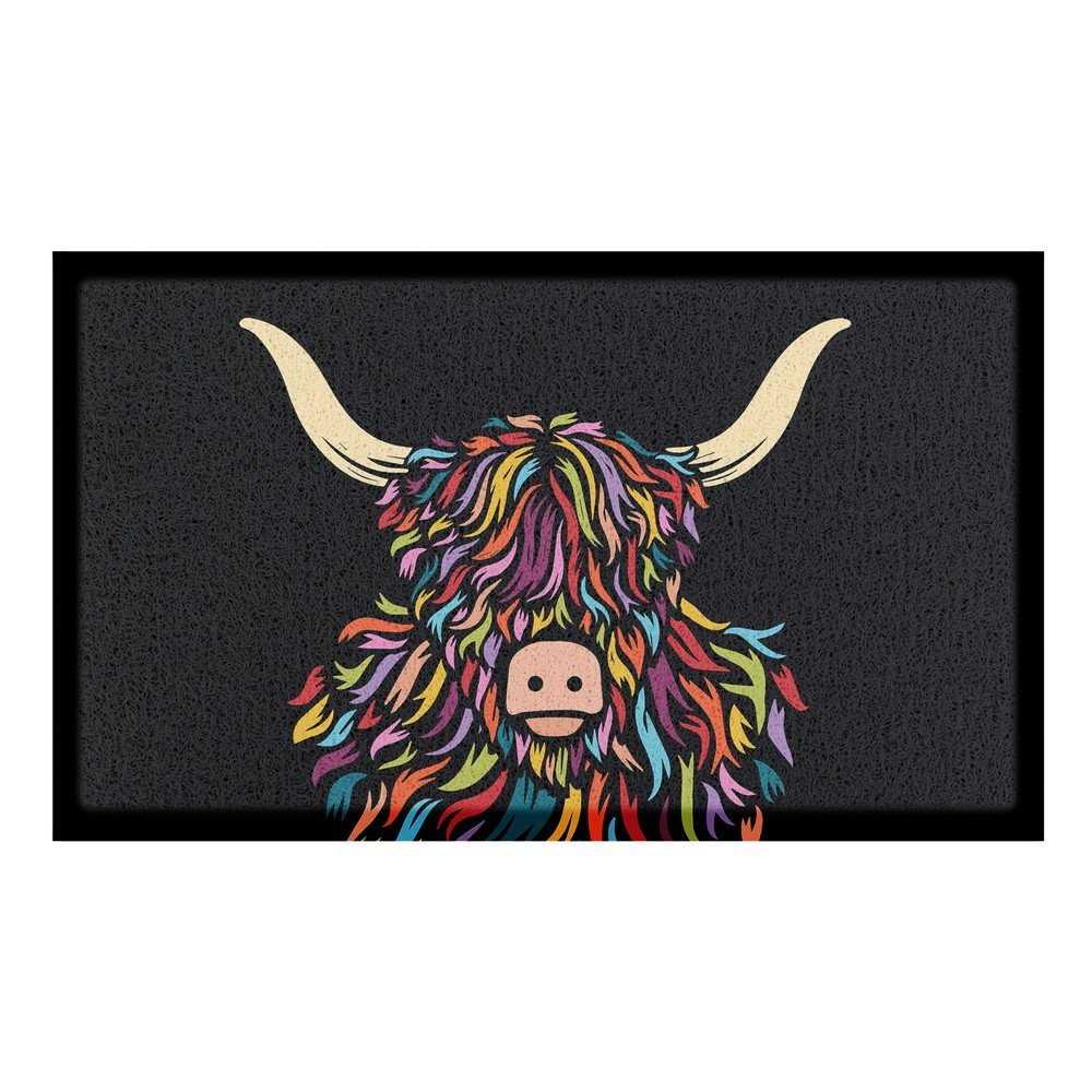 Artsy Doormats Otirač od PVC-a 40x70 cm Highland Cow – Cijene
