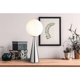 Globo Stolna svjetiljka Pinpal (Ø x V: 20 x 49,5 cm, Srebrna, Bijela) | shoptok.hr