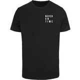 Mister Tee Black T-shirt Never On Time