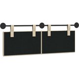  Držeće uzglavlje Zidne Prugasti Krema 150 x 55 x 5 cm tkanina - Krema 140 cm bez LED | shoptok.hr