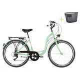  Bicikl Kenzel Dream Royal 26" gradski Bicikl - Pistacija - 26" | shoptok.hr