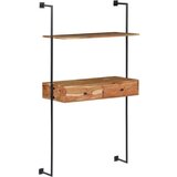 vidaXL Stenska miza 90x40x170 cm trden akacijev les | Shoptok.si