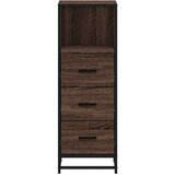 vidaXL Kupaonski ormarić smeđi hrast 35x37,5x100 cm izrađeno drvo | shoptok.hr