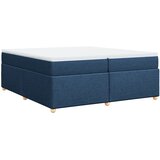  Krevet s oprugama i madracem plavi 200 x 200 cm od tkanine | shoptok.hr