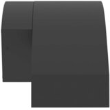  Vanjske LED zidne svjetiljke sa senzorima 2 kom crne aluminij | shoptok.hr