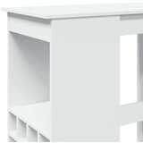  Barski stol s držačima bijeli 90 x 47 5 x 103 5 cm drveni | shoptok.hr