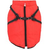 Kaput za pse s pojasom Crvena 5XL Flis i Poliester | shoptok.hr