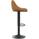 vidaXL Barski stolček rjav žamet, (20968498) | Shoptok.si