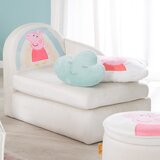Roba Bela žametna otroška sedežna garnitura 75 cm Peppa Pig – | Shoptok.si