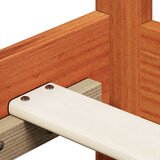  Set Dnevnog Kreveta 2 pcs Vosak smeđa Čvrsto borovo drvo | shoptok.hr