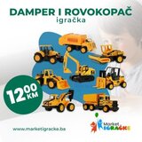  Igračka damper i rovokopač Cijene