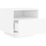  Noćni ormarići s LED svjetlima 2 kom bijeli 40 x 39 x 37 cm | shoptok.hr