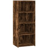 Maison Chic Visoka omara - Komoda - Predalnik dimljen hrast 50x41x124 cm inženirski les, (21718948) Cene