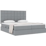  Postelja s shranjevanjem Svetlo siva 180 x 200 cm Umjetno usnje, (5000099657) | Shoptok.si