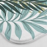 Douceur d intérieur Bijela/zelena kupaonska prostirka za WC 45x45 cm Panazio – | shoptok.hr