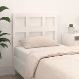Maison Chic posteljno vzglavje - vzglavna omarica - nočna omarica belo 95,5x4x100 cm trdna borovina, (21705638) | Shoptok.si
