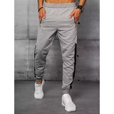 DStreet Spodnie męskie dresowe jasnoszare | Shoptok.si